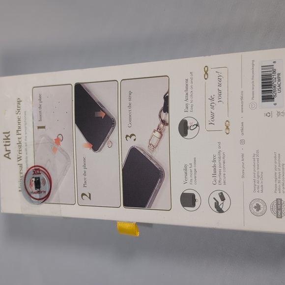 Artikl Pastel Beaded Universal Wristlet Phone Strap - Picture 5 of 5